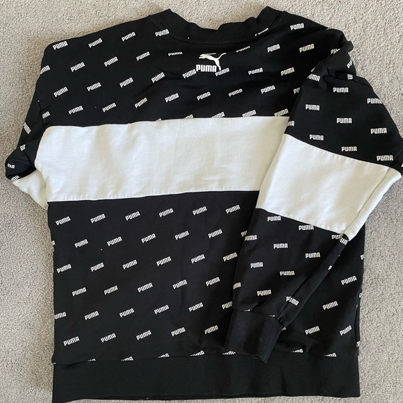 PUMA black and white crewneck - Picture 2 of 2